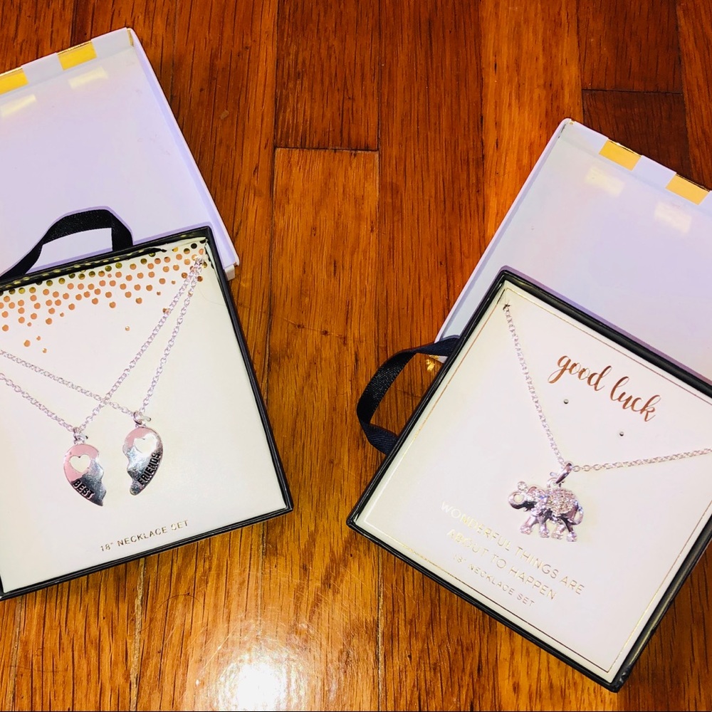 NWT set of two boxed necklaces. Come w/boxes.
